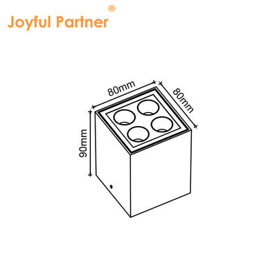 Commercial Down Light Casting Aluminium LED SMD Desain Modern Baru Untuk Warna Abu Putih Indoor