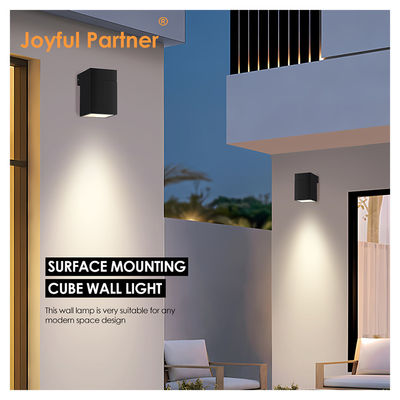 Outdoor Indoor Wall Led Light Square 8W DC 24v Warm White SMD LED Casting Aluminium Housing Multifungsi Sudut Balok