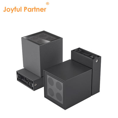 Lampu dinding eksterior LED Anti karat Aluminium IP65 6000K Hitam Dan Putih Rumah Warna Desain OEM