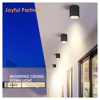 CE IP65 Lampu langit-langit permukaan dipasang downlight tahan air spot lampu Cree Cob LED Dengan Desain Bulat