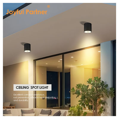 LED Dark Cylinder Wall Mounted Lighting For Outdoor Garden Wall Daylight COB Al Material Dengan Layanan OEM