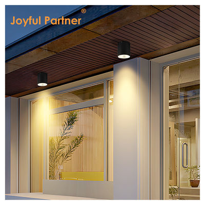 LED Dark Cylinder Wall Mounted Lighting For Outdoor Garden Wall Daylight COB Al Material Dengan Layanan OEM