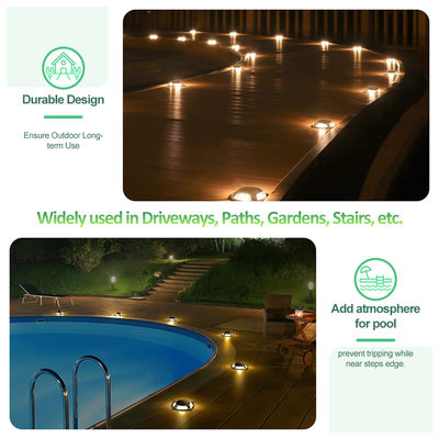 Joyful Waterproof LED Incrusted lampu tanah murni aluminium 6063 perumahan Satu Dua Emisi Sisi Emisi