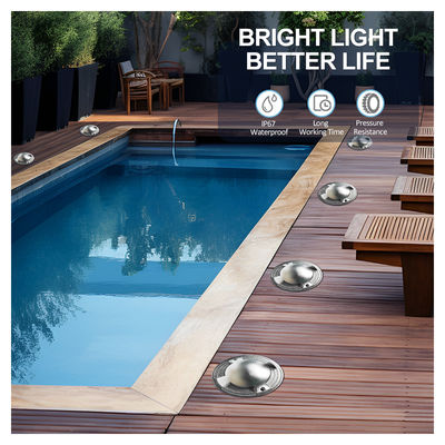 Joyful Waterproof LED Incrusted lampu tanah murni aluminium 6063 perumahan Satu Dua Emisi Sisi Emisi