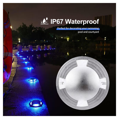Joyful Waterproof LED Incrusted lampu tanah murni aluminium 6063 perumahan Satu Dua Emisi Sisi Emisi