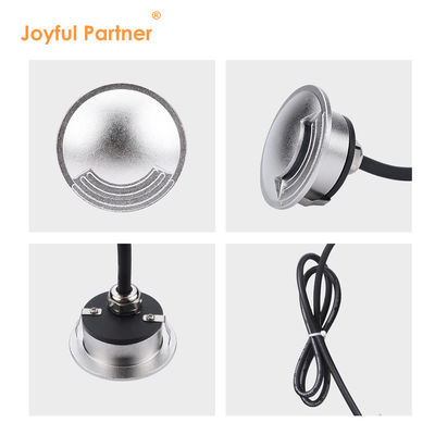 2W IP67 LED Lampu dalam ruangan Ultra Tipis Diameter 55mm SMD LED Walkover Lampu Dengan Aluminium Housing