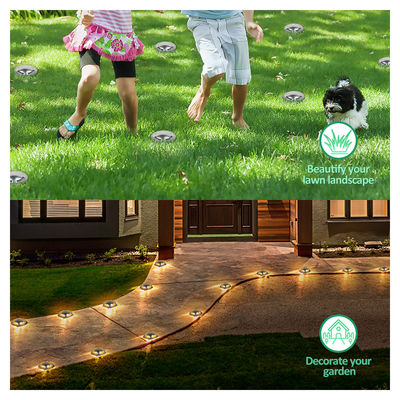 2W IP67 LED Lampu dalam ruangan Ultra Tipis Diameter 55mm SMD LED Walkover Lampu Dengan Aluminium Housing