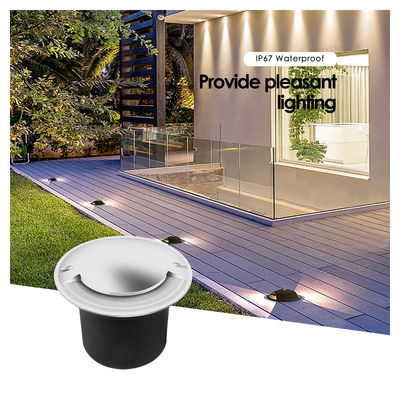 Tangga Dek Langkah Inground Light 1W IP67 Outdoor COB LED 12w Lampu Dengan Emisi Empat Sisi