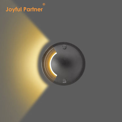 Lampu Walkover LED Luar Ruang IP67 Diameter 70mm 3W Lampu Permukaan Dipasang Lampu LED Terkubur Dengan Garansi Dua Tahun
