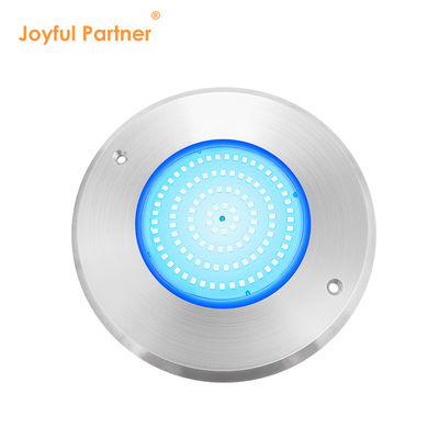 Lampu kolam renang LED bawah air DC12V Tegangan konstan 10W DIA160 * 7,5MM Dengan remote control APP