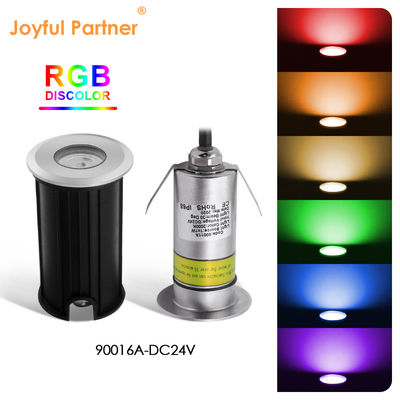 1W 2W Kolam renang Lampu bawah air Retak IP68 Led Lampu terkubur