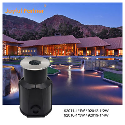 Lampu Bawah Air Kolam Renang Mini LED Stainless Steel 316 12V/24V DC Putih Hangat