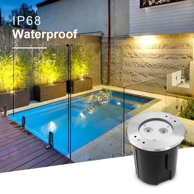 IP68 RGBW 4in1 Waterproof Fountain Led Light Stainless Steel 316 DC 24V dengan lensa asimetris