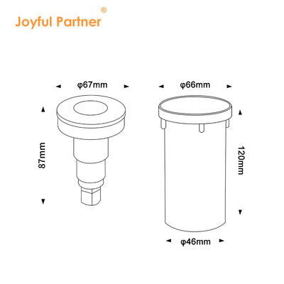IP68 Lampu kolam renang baja tahan karat 316 1W 2W 3W Lampu bawah air LED