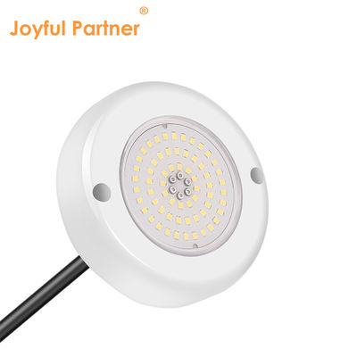 Lampu kolam renang bertulang Par56 dengan bahan ABS PC Dia 110mm 6W 10W IP68 Waterproof AC12v Inbuilt Contant Current Driver