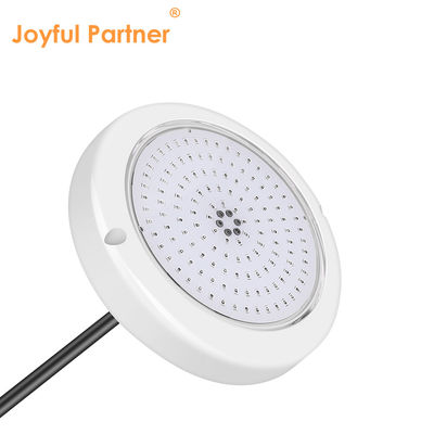 PAR56 LED Pool Light RGB AC12V IP68 Resin Diisi ABS + PC Bahan DIA152 * 26mm Sudut balok 120 derajat