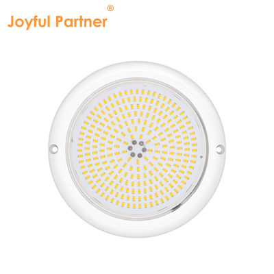 Lampu kolam renang yang berubah warna ABS PC RGB Emtting 12V Input Warm White Surface Mounted