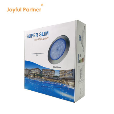 Lampu kolam renang bawah air Led 316 Baja tahan karat 18W 25W Smd2835 Ultra tipis resin diisi RGB Putih hangat