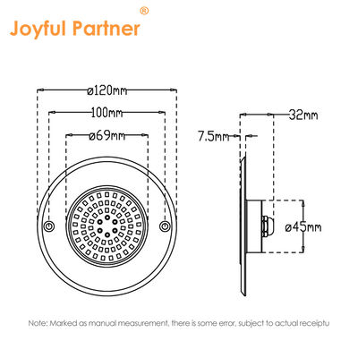 RGB Ultra Slim IP68 kolam renang pencahayaan LED SS316 Rumah Tipe terintegrasi SMD2835 6W