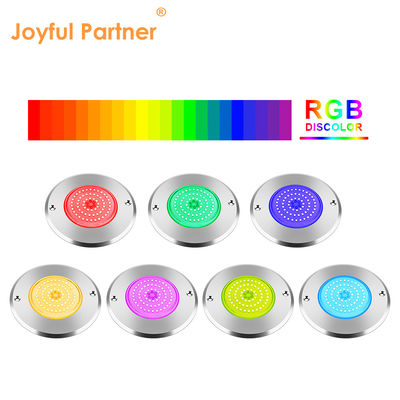 RGB Ultra Slim IP68 kolam renang Pencahayaan LED SS316L rumah Tipe terintegrasi SMD2835 6w Lampu tahan air bawah air