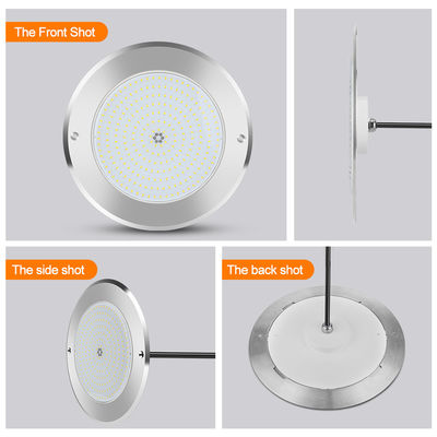 SUS316 Tutup Dipasang IP68 DC12V 3000K Lampu kolam LED bawah air SPA