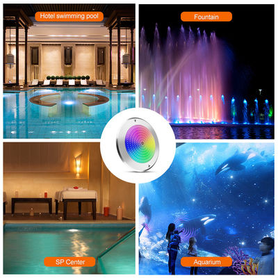 SUS316 Tutup Dipasang IP68 DC12V 3000K Lampu kolam LED bawah air SPA