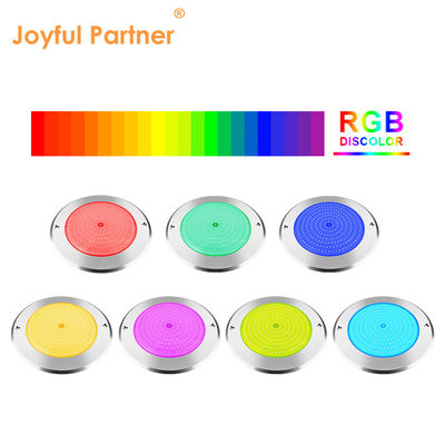 Lampu kolam renang bawah air Led 316 Baja tahan karat 25W Smd2835 Resin diisi Rgb 3000K