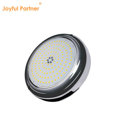 Lampu kolam renang Resin diisi Bentuk datar RGB Permukaan dipasang SMD LED 152mm Dia