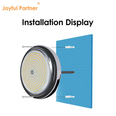 Powerful Led Pool Light Wifi Control AC12V IP68 25W Resin Dipenuhi RGB LED PAR56 Permukaan Dipasang