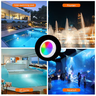 Kolam Renang Waterproof Light Wall Mounted Rgb AC12v Diameter 230mm Ketebalan Bahan ABS 42W