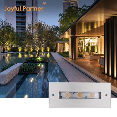 SS316L Cahaya bawah air Lampu kolam renang linier Cahaya LED putih hangat Cahaya bawah tanah