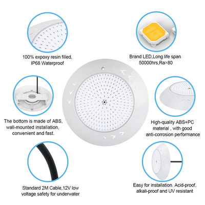 18W Par56 LED Kolam Renang Led Lampu kolam renang bawah air AC 12V RGB untuk taman Waterscape