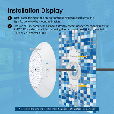 18W Par56 LED Kolam Renang Led Lampu kolam renang bawah air AC 12V RGB untuk taman Waterscape