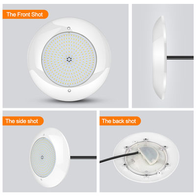 Lampu renang LED SMD 2835 AC12V 25W Warm White CE/RoHS/FCC/IP68 Resin diisi
