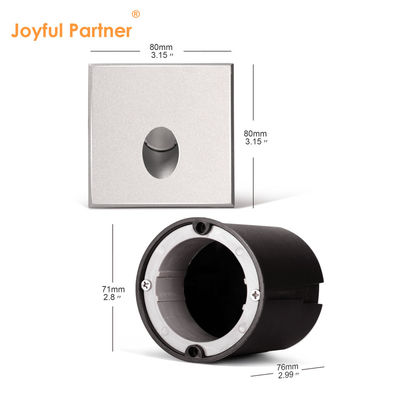 Smart LED Lampu Dinding IP65 Aluminium Bodi persegi Bentuk DC 24v 1w 2w 3w Lampu Tangga LED Untuk Koridor