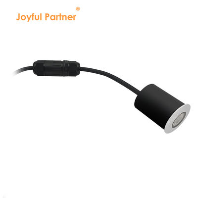 Lampu Kolam Renang Tersembunyi DC12~24V 1W 2W LED Stainless Steel Warna Tunggal Dengan Kotak Hitam ABS