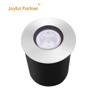 Lampu Kolam Renang Tersembunyi DC12~24V 1W 2W LED Stainless Steel Warna Tunggal Dengan Kotak Hitam ABS
