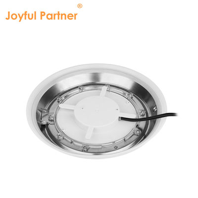 Lampu kolam renang bawah air AC12V Baja tahan karat warna berubah dinding dipasang RGB ø280 * 35mm