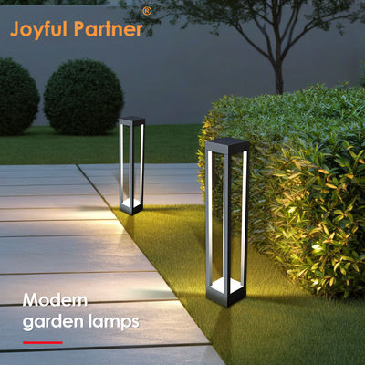 8W Taman LED Bollard Light Tinggi Disesuaikan IP65 300mm 600mm 900mm Aluminium Material Untuk Walkway
