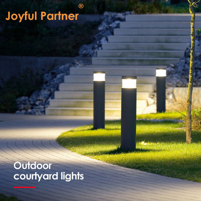 IP65 Waterproof LED Bollard Lawn Aluminium Dekorasi Luar Ruang Jalan Raya Villa Lampu Taman