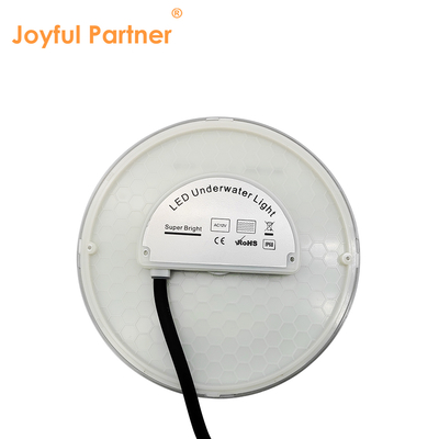 Lampu kolam renang LED Flat PAR56 penuh resin Perlindungan UV PC Bahan Penggantian Lampu Halogen 35W 42W