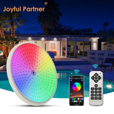 IP68 Waterproof RGB/RGBW Perubahan Warna Kolam Lampu datar dengan resin diisi Kolam renang Cahaya di bawah air