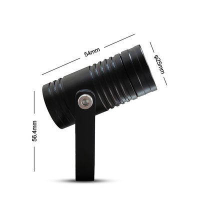 Lampu Taman Spike LED 1W Aluminium 12V 24V IP65 Lampu Sorot Lanskap Luar Ruangan