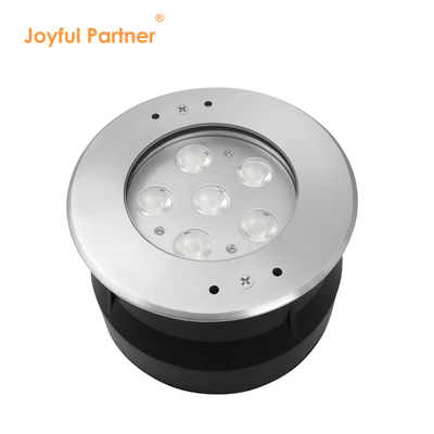 Lampu Bawah Air LED 24 Volt 6W 12W Stainless Steel 316 dengan Putih Dingin dengan Selongsong Pemasangan Plastik Untuk Kolam Renang