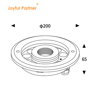 Lampu air mancur LED baja tahan karat IP68 DC24V Sertifikasi CE