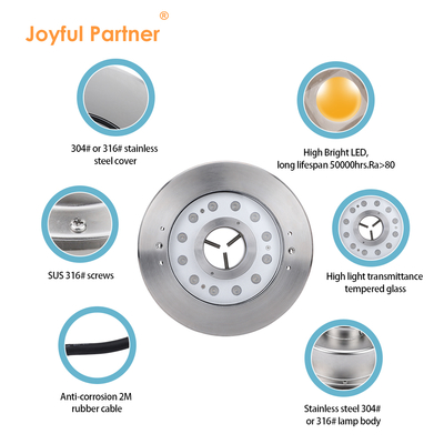 IP68 tahan air 12W 18W RGB Lampu LED sumber dengan sertifikasi CE RoHS