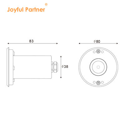 LED Lampu bawah air DMX Control RGB Premium 1W/2W/3W Dikubur 316 Baja tahan karat Untuk kolam renang