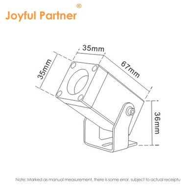 Pencahayaan LED Arsitektur Luar Ruangan Sudut Sinar Sempit IP65 1W Warna Tunggal Bersertifikasi CE RoHS