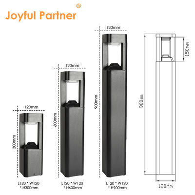 Aluminium berkualitas tinggi Perumahan Taman Lawn Landscape Light Osram LED 10W AC110-265V 30cm 60cm 90cm Tinggi