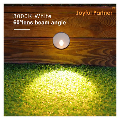 Sesuaikan Lampu Tangga Tersembunyi AC220V Bodi Aluminium Die-casting Dengan Selongsong Pemasangan Plastik Untuk Tangga